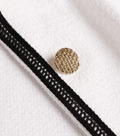 Shop St John Contrast-pocket Knit Blazer