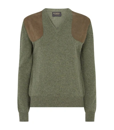 Shop Purdey V-neck Shooting Sweater
