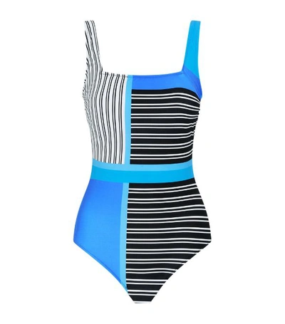Shop Gottex Stripe Square Neck Swimsuit