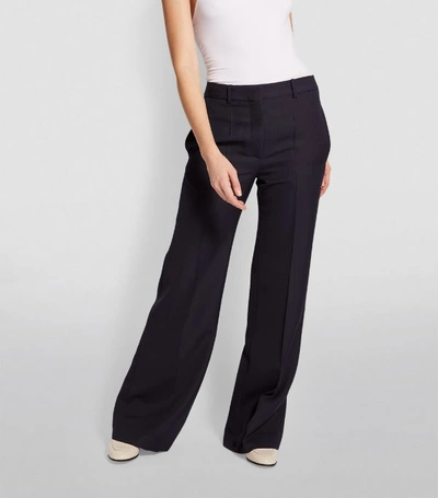 Shop Victoria Beckham Wide-leg Trousers