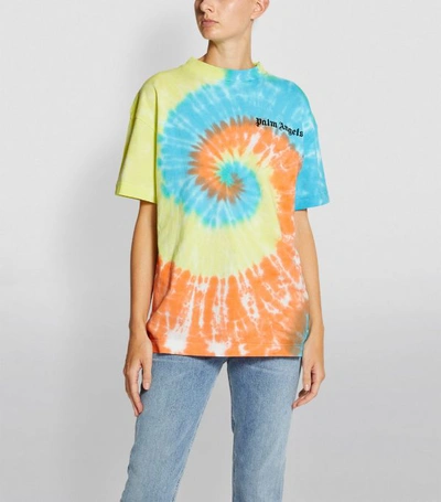 Shop Palm Angels Tie-dye T-shirt