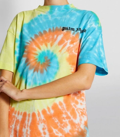 Shop Palm Angels Tie-dye T-shirt