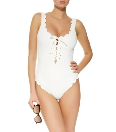 Shop Marysia Palm Springs Tie Front Swimsuit
