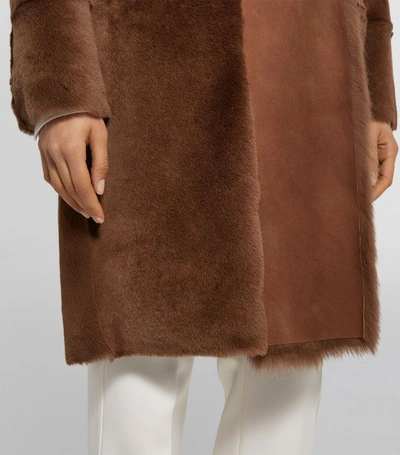 Shop Theory Jathan Fur Collar Coat
