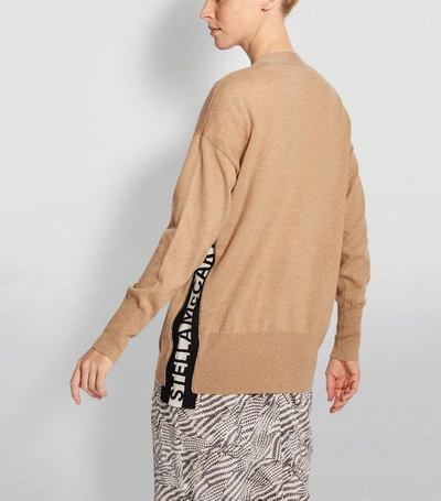 Shop Stella Mccartney Logo Band Cardigan