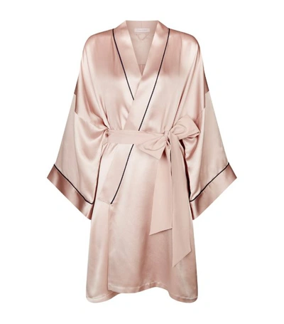 Shop Olivia Von Halle Mimi Silk Robe