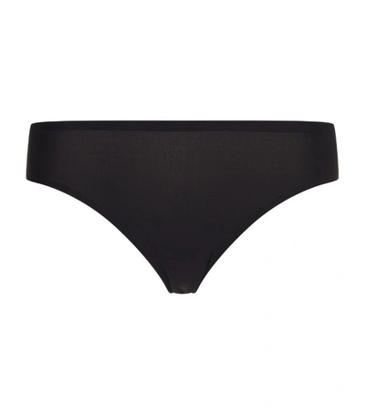 Shop Chantelle Softstretch Thong In Black