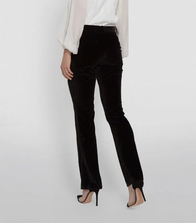 Shop Alice And Olivia Velvet Hayley Trousers