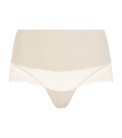 Shop Spanx Lace Undie-tectable Hi Hipster Briefs In Nude