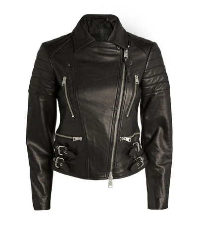 Shop Allsaints Halley Leather Biker Jacket