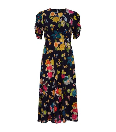 Shop Etro Floral Midi Dress
