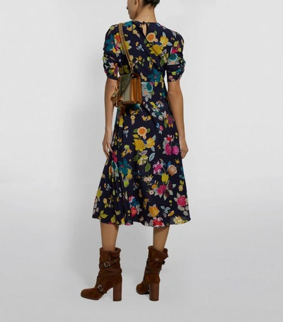 Shop Etro Floral Midi Dress