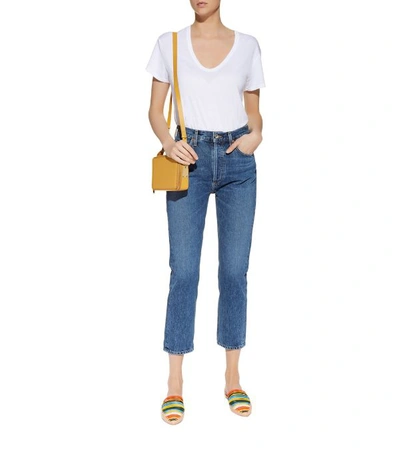 Shop Agolde Riley Straight Cropped Jeans