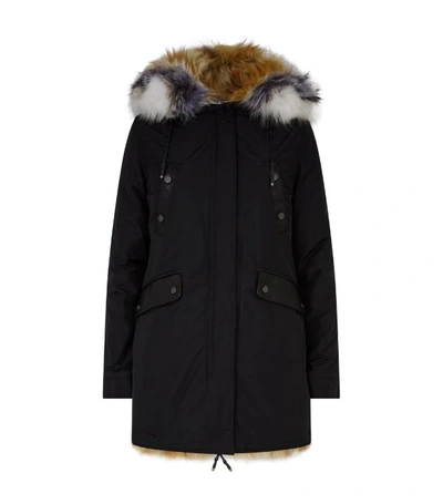 Shop Nicole Benisti Belleville Fur-lined Reversible Parka