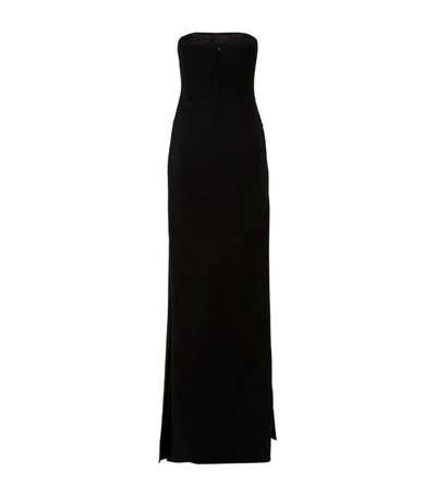 Shop Akris Wool Crepe Column Gown