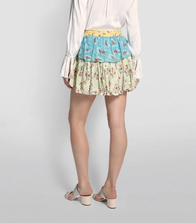 Shop Loveshackfancy Floral Ruffle Mini Skirt