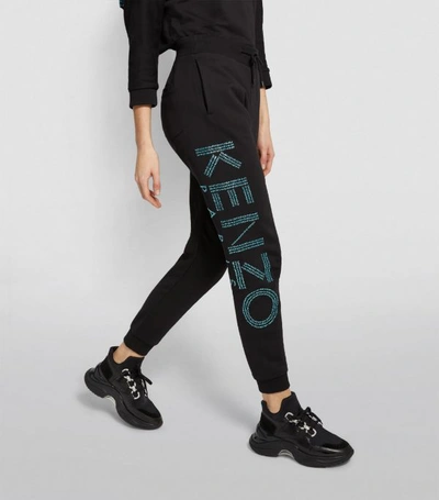 Shop Kenzo Cotton Logo Sweatpants