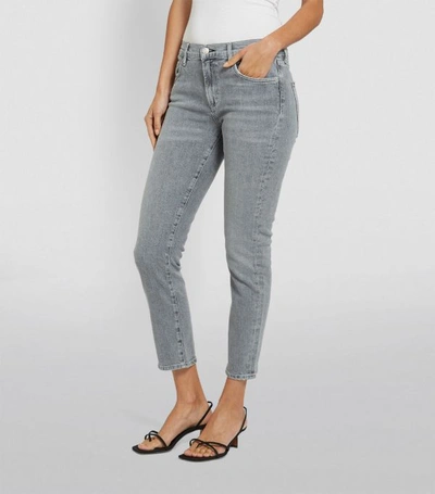 Shop Agolde Toni Mid-rise Straight Jeans