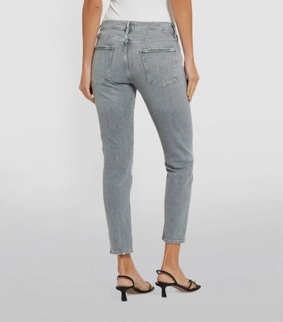 Shop Agolde Toni Mid-rise Straight Jeans