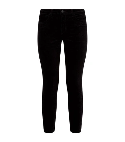 Shop L Agence Margot Velveteen Skinny Jeans