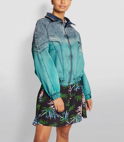 Shop Stella Mccartney Dip-dye Denim Jacket