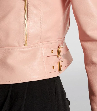 Shop Dolce & Gabbana Leather Jacket
