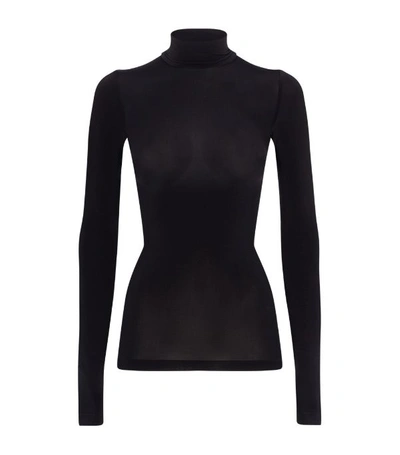 Shop Wolford Buenos Aires Turtleneck Sweater In Black