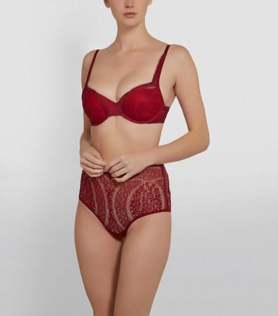 Shop Calvin Klein Lace Balconette Push-up Bra