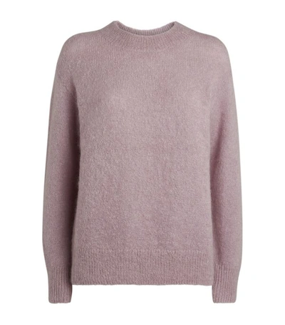 Shop Vince Mohair-blend Brushed Sweater