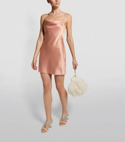 Shop Alice And Olivia Satin Slip Mini Dress