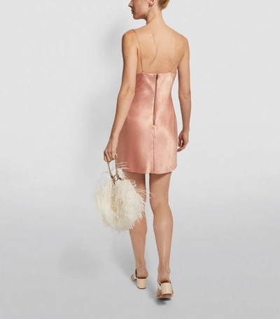 Shop Alice And Olivia Satin Slip Mini Dress