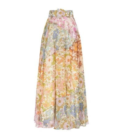 Shop Zimmermann Super Eight Maxi Skirt