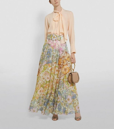 Shop Zimmermann Super Eight Maxi Skirt