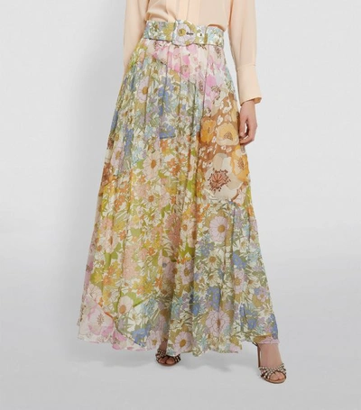 Shop Zimmermann Super Eight Maxi Skirt