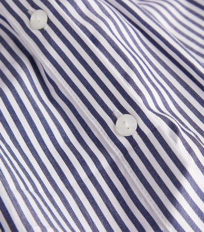 Shop Victoria Beckham Asymmetric Stripe Shirt