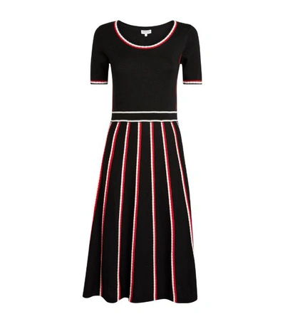 Shop Claudie Pierlot Knitted Contrast Trim Dress