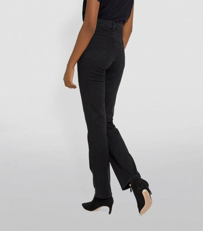Shop 7 For All Mankind The Straight B(air) Jeans In Black