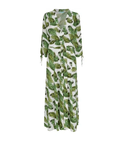 Shop Melissa Odabash Margo Palm Tree Maxi Kaftan