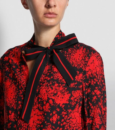 Shop Claudie Pierlot Chiffon Patterned Blouse