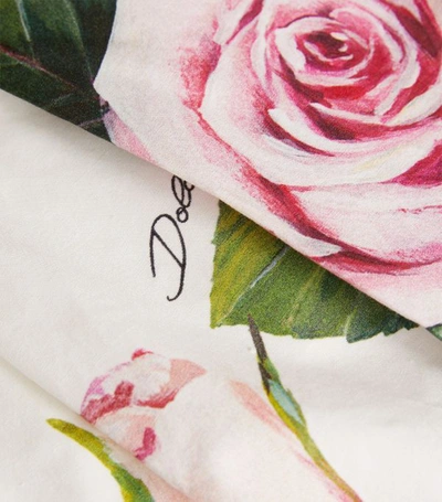 Shop Dolce & Gabbana Tropical Rose-print Trousers