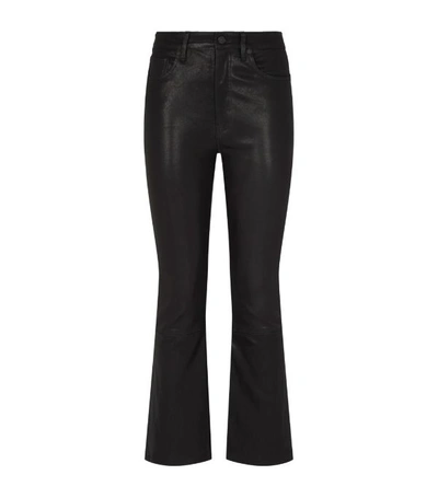 Shop Citizens Of Humanity Leather Demy Cropped Jeans