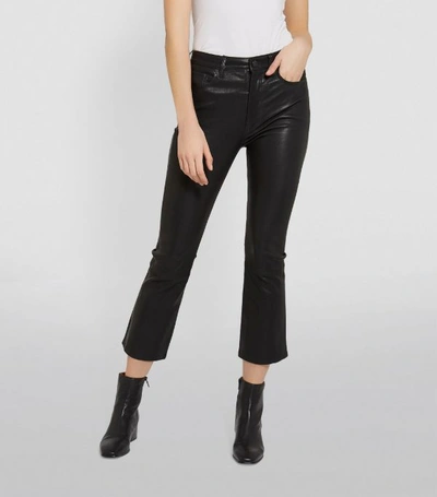 Shop Citizens Of Humanity Leather Demy Cropped Jeans