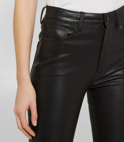 Shop Citizens Of Humanity Leather Demy Cropped Jeans