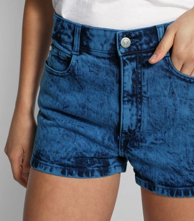 Shop Stella Mccartney Acid-wash Denim Shorts