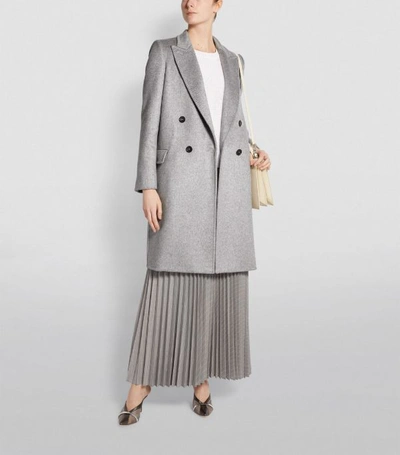 Shop Max Mara Alba Double-breastedcashmere Coat