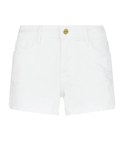 Shop Frame Le Cut-off Denim Shorts