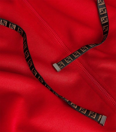 Shop Fendi Hooded Logo Sweater