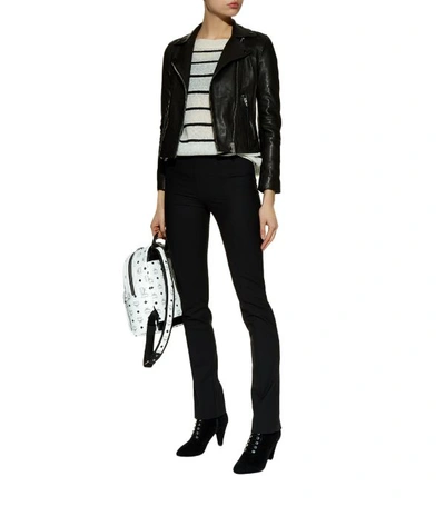 Shop Allsaints Leather Dalby Biker Jacket In Black