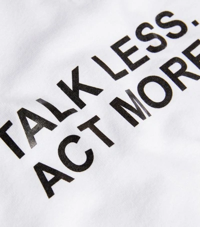 Shop Natasha Zinko Talk Less Act More T-shirt
