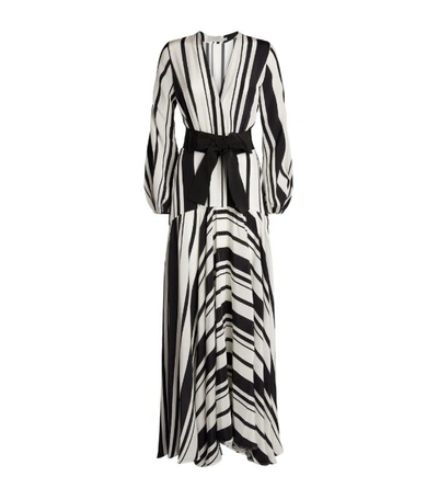 Shop Silvia Tcherassi Filomena Tie-waist Monochrome Dress